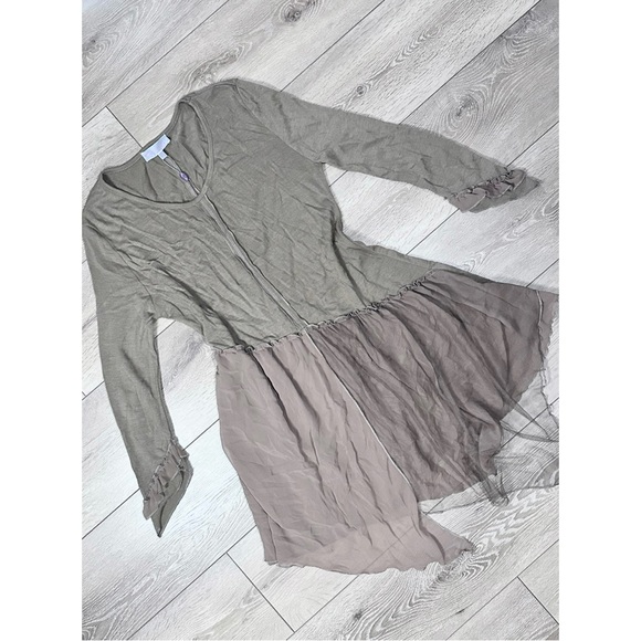 Pretty Angel Navy Blue Layered Tunic Top - Picture 2 of 14